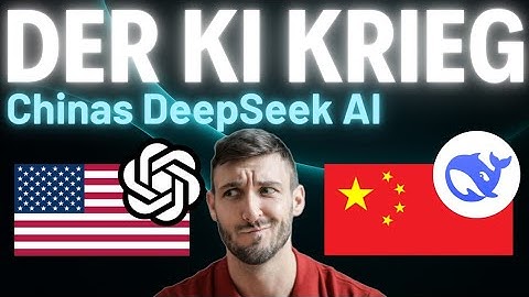 DeepSeek AI: Chinas neue Super KI besser als ChatGPT?! Westen & Aktienkurse am Zittern!
