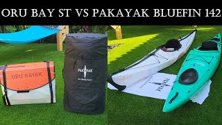 Actual Owner Comparison & Review, Pakayak Bluefin 142 vs Oru Bay ST Head to Head