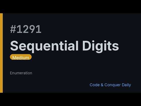 LeetCode 1291: Sequential Digits