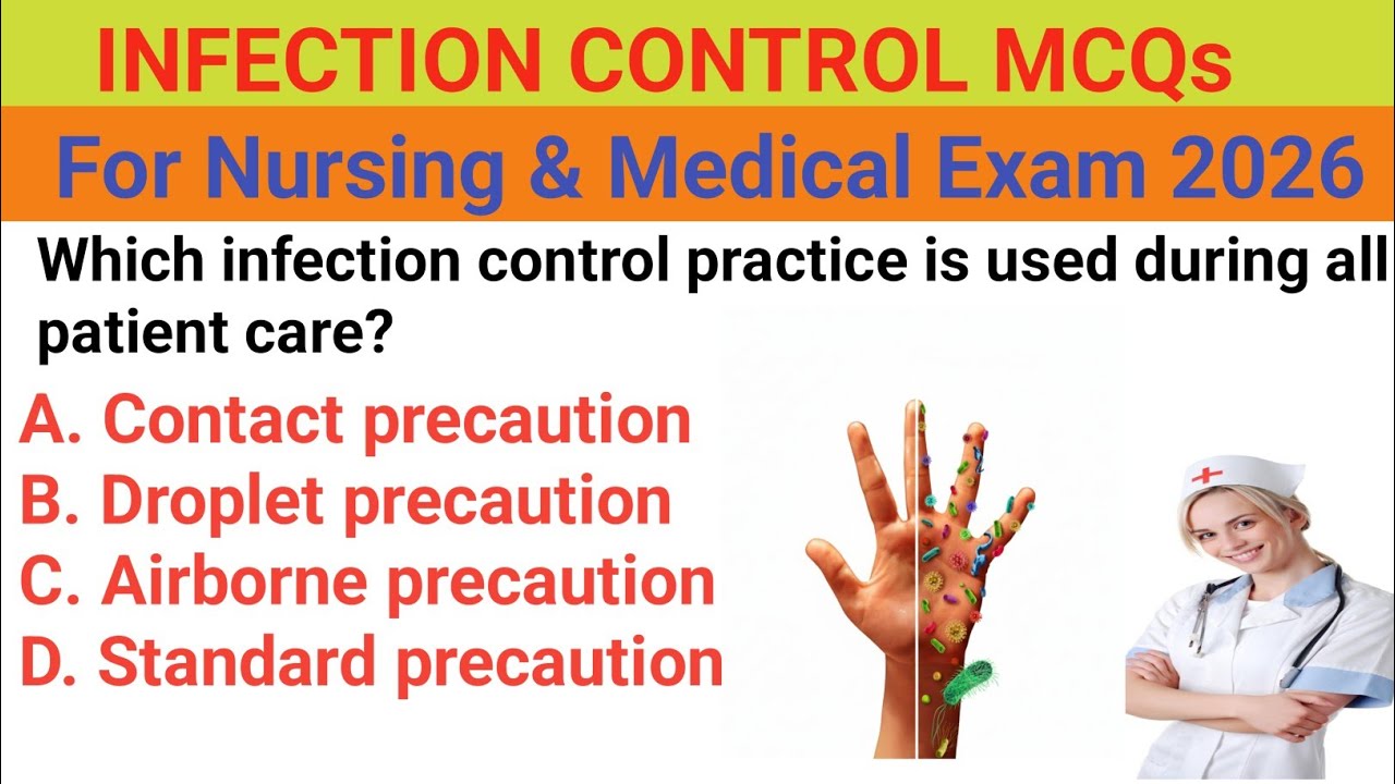 Top 30 Infection Control MCQs | Nursing, Medical, NCLEX, DHA, HAAD, UK CBT