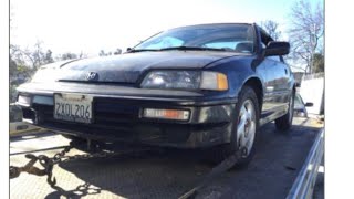 Honda Crx junkyard trip