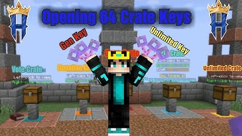 Opening 64 Crate Keys In Gens Of Hylex Mc | Minecraft | Legends No 1