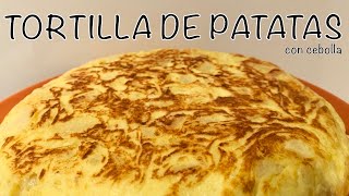 TORTILLA DE PATATAS con cebolla