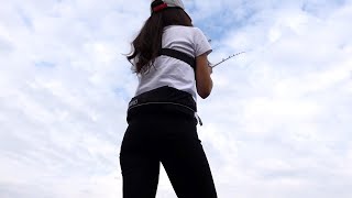 釣りガールのケツばっか映してたら・・・