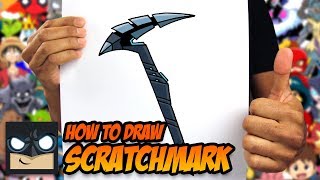 how to draw fortnite scratchmark step by step tutorial