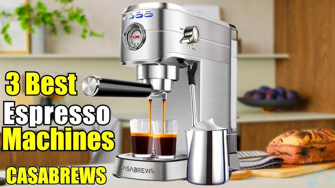 CASABREWS 3700GENSE™ 20-bar Espresso Coffee Machine with Powerful Stea