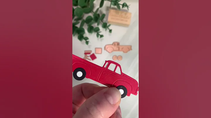 DAY 24 of the Crafty Advent Calendar!  Truck Dies!