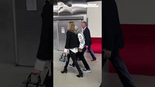 Robert Kraft leaving Super Bowl loss dejected #patriots #superbowl #robertkraft