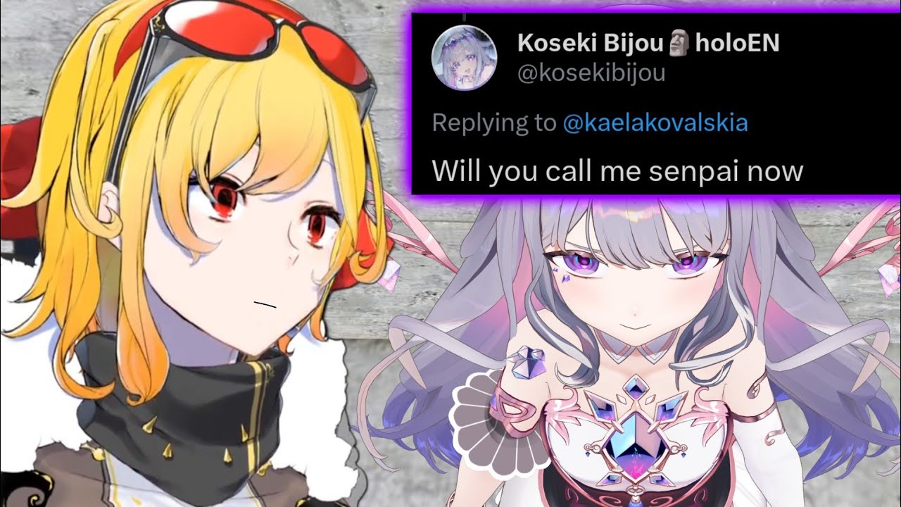 That time Biboo becomes senpai of Kaela