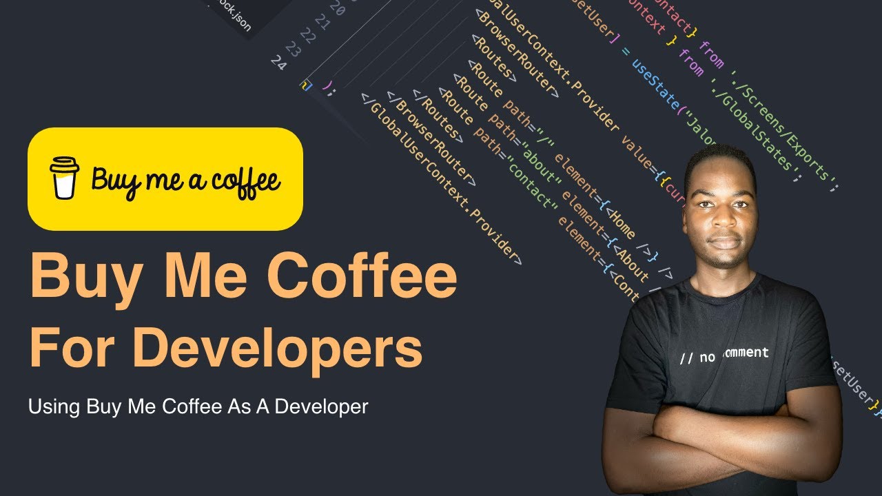 Using Buy Me Coffee As A Developer - YouTube