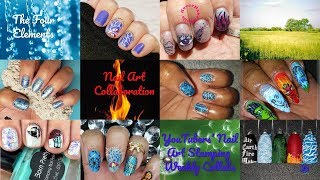 Stamping Nail Art Tutorial| The 4 Elements - Air/Wind | Facebook Group Collab 