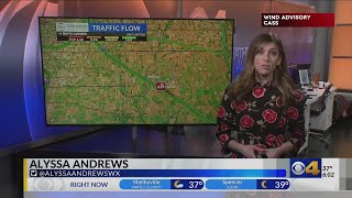 Alyssa Andrews Weather Traffic - CBS4 This Morning 1-5-22 545