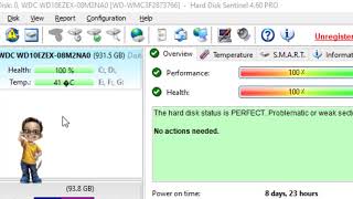 لمعرفه حاله الهارد Hard Disk Sentinel