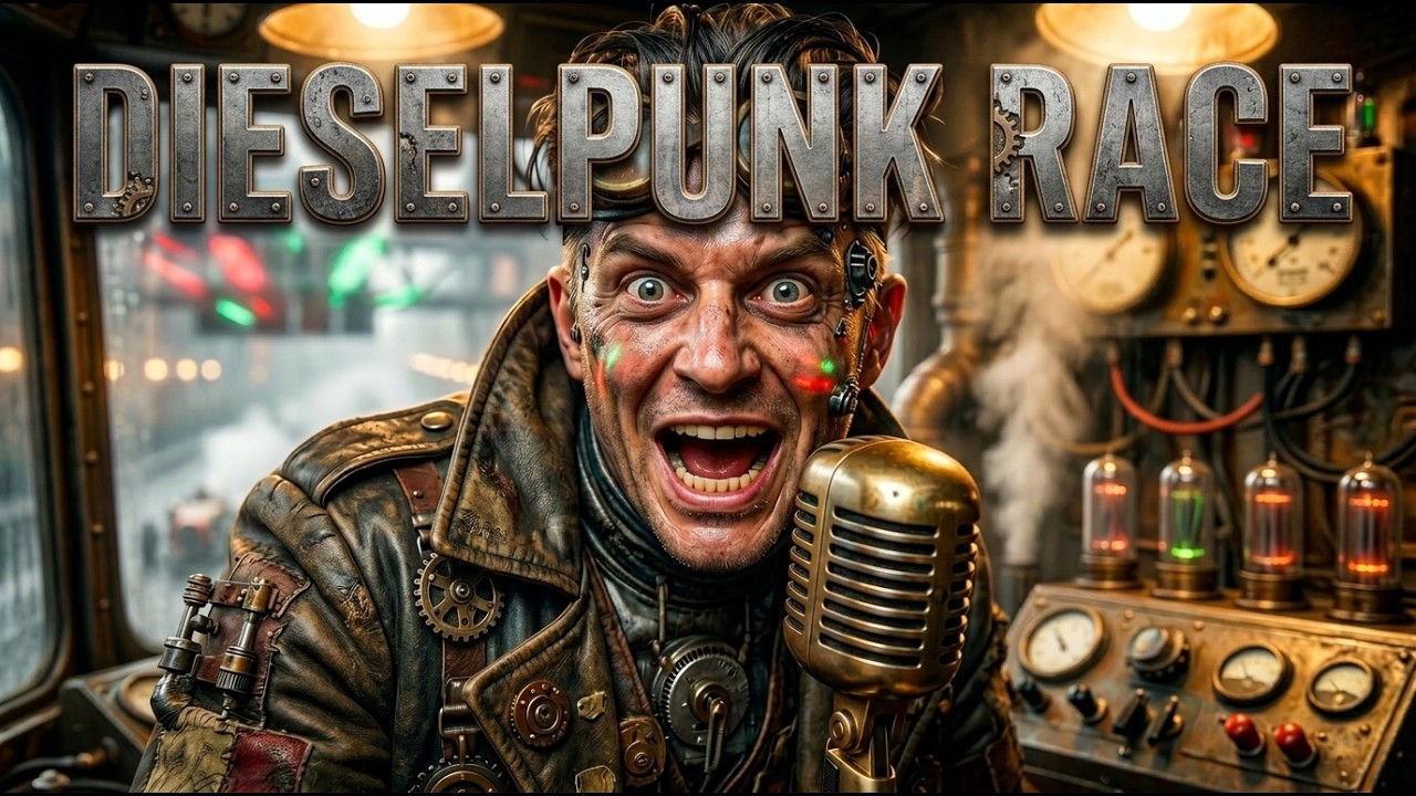 DIESELPUNK RACE | Cinematic AI Short Film - YouTube