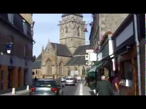 Town Centre, Villedieu-les-Poeles, Manche, France.