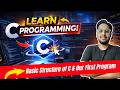 C Programming Lecture 6: Basic Structure of C & Our First Program | Skill Campus