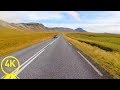 4k 60fps scenic drive  driving through iceland  5 hour road trip  part 2