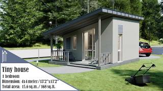 Tiny 4x4 house with a secret: Potential to grow!