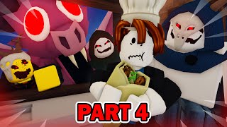 NIGHT SHIFT AT THE FOOD KIOSK IN 99 NIGHTS IN THE FOREST! (Part 4) Roblox Animation
