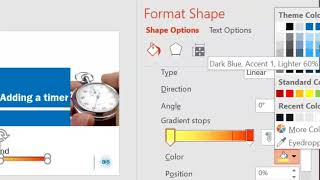 powerpoint timers