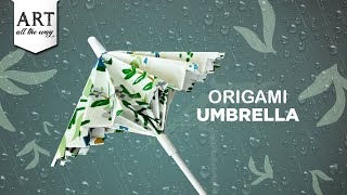 Origami Umbrella | DIY Paper Umbrella | Mini Umbrella | Kids Craft | @VENTUNOART ​