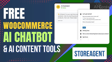 Free WooCommerce Ai Chatbot & Ai Content Tools | StoreAgent