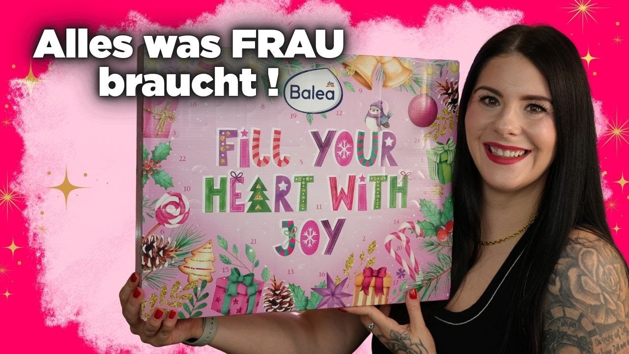 Balea Adventskalender 2025 von dm 💖 Alle 24 Türchen im Unboxing!