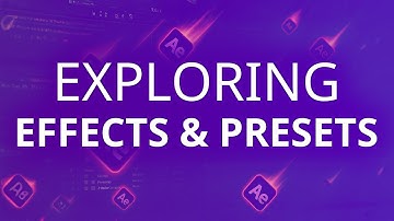 Classs 14 : After Effects 2025 |  Effects &  Presets  | Hindi & Urdu Tutorial