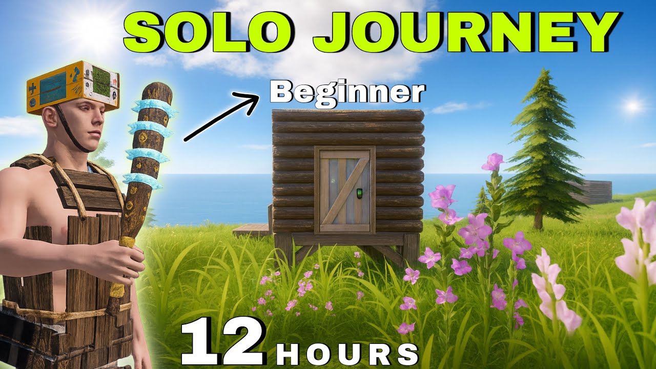SOLO JOURNEY 12 HOURS SURVIVE | Oxide Survival Island | 8848 LUFFY # ...
