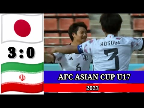 highlight jepang vs iran afc cup u17 2023