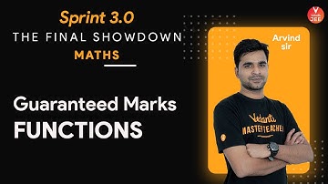 Functions IIT JEE | Guaranteed Marks in JEE Maths | JEE Main 2020 | JEE Sprint 3.0 | Vedantu JEE