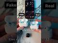 AirPods Real vs Fake — diferenças mínimas 🎧🍎#airpods #apple #shorts
