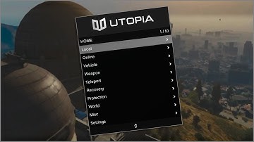 *Insane* Utopia Mod Menu Showcase *Best Recovery?* (BEST GTA 5 Paid Mod Menu)
