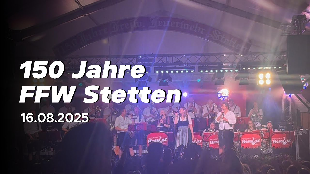 Partyband Hesslar - 150 Jahre FFW Stetten - LIVE 2025 (Party)