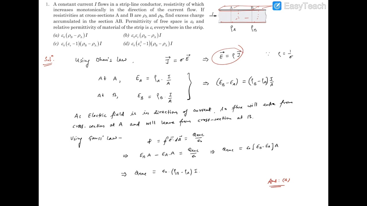 Pathfinder Electric Current MCQ 1 YouTube