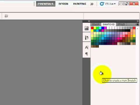 Intro to Photoshop CS5 Workspace