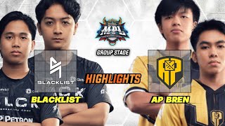 BLACKLIST INTERNATIONAL vs AP BREN FULL GAME HIGHLIGHTS MPL PH SEASON 13