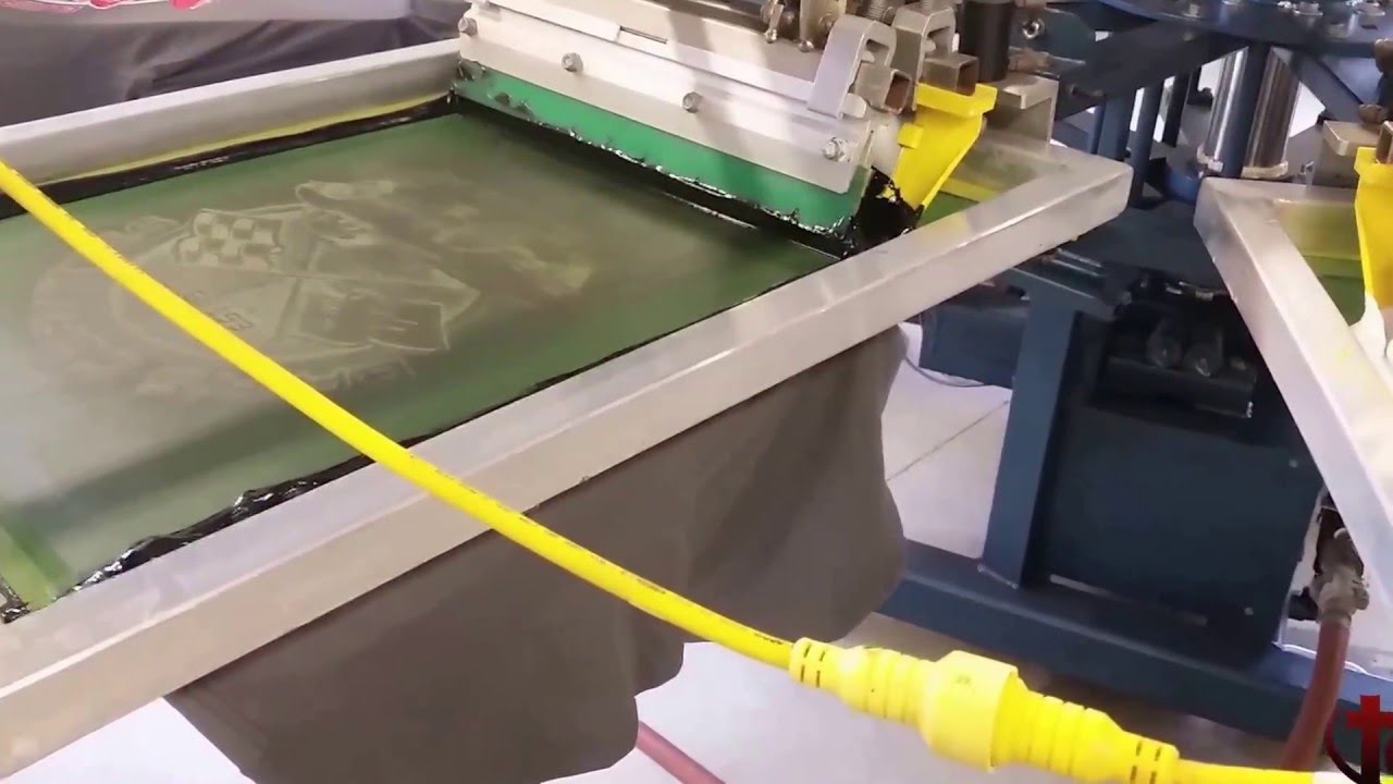 Screen Printing TShirts Simulated Process With Highlight White YouTube