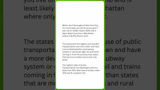 Let’s explore Commuting to Work in the US  #demographicdata #commutetoworkstatistics