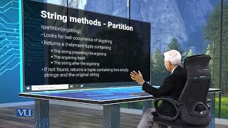 String Methods - Partition | Programming Using Python | CS306_Topic044