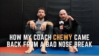 How My Coach Chewy Got Back To Training After A Badly Broken Nose