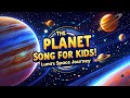 The Planet Song for Kids! Luna’s Space Journey | Solar System Song | Animal Paw Tunes