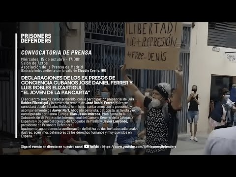 Rueda de Prensa, Luis Robles y José Daniel Ferrer: Declaraciones de dos héroes del activismo en Cuba