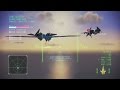 Ace Combat Infinity - ADA 01B Adler and ADF-01 Falken formation (REMAKE HD)
