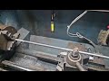 How to make a japanese type 92 bolt return spring on a lathe