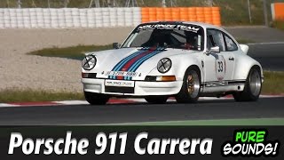 Historic porsche 911 sound! 1973 carrera 2.7 rs & two nice 2.8 "boxer"
flat-6 sound in action! *1973 r...