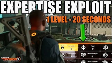 DO THIS NOW! UNLIMITED EXOTICS -  BREAK YOUR EXPERTISE SYSTEM WITH EASY FARM | The Division 2 Unity