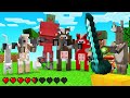 Minecraft, pero los MOBS tienen ARMAS OP😱