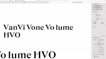 Hướng dẫn kerning trên Glyphs