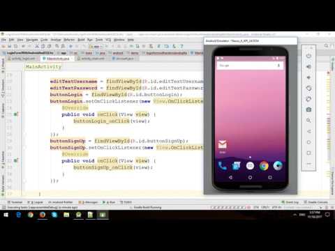 Login, SignUp and Change Profile Form with SQLite in Android